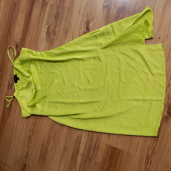 BP + Wildfang lime green slip dress - Picture 2 of 4